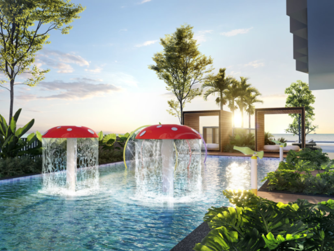 Kids' water play pool