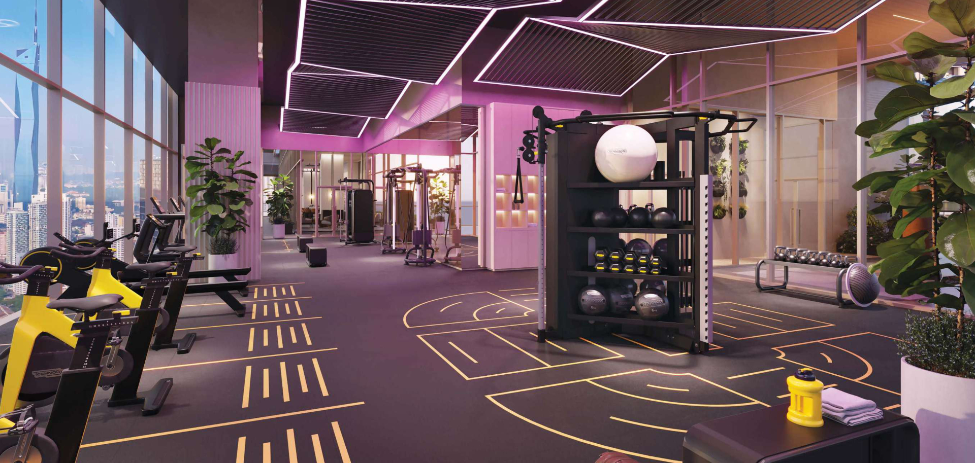 Sky Wellness Gymnasium — Level 63A