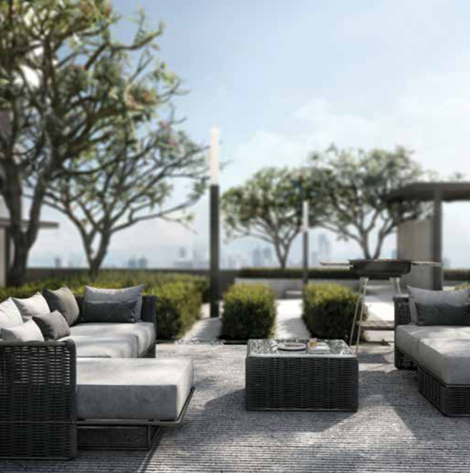 Poolside lounge