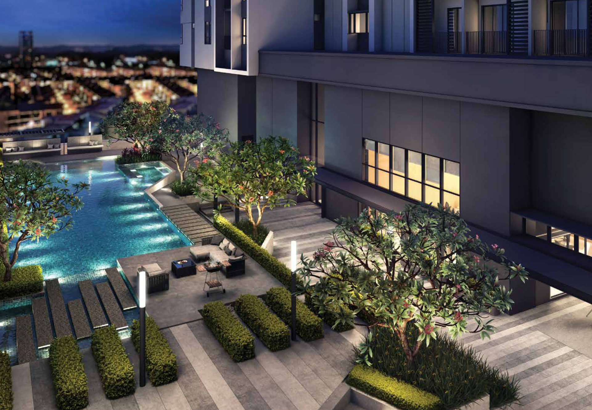 Pool deck