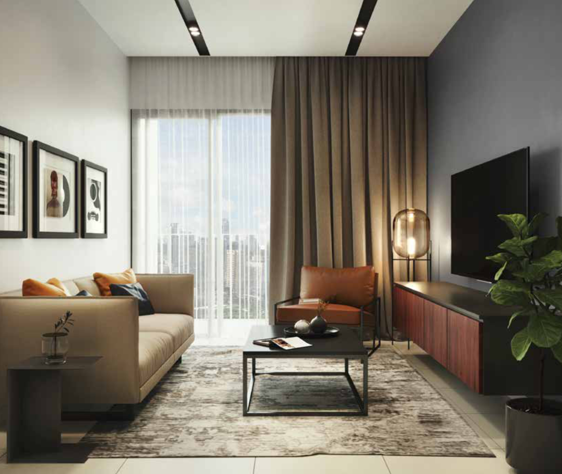 Living room — show unit